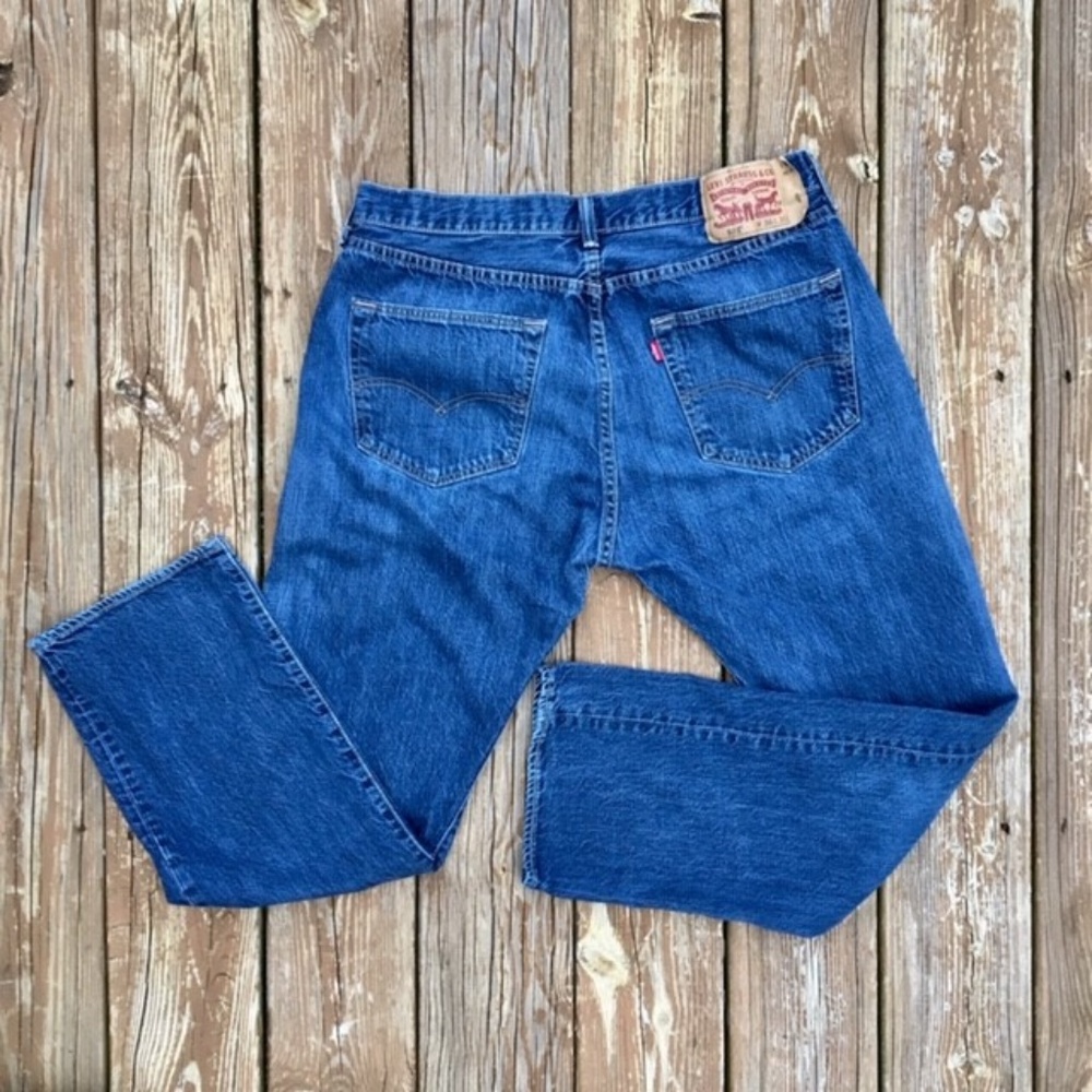 Levi’s 501s Men’s Vintage Denim Straight Cut Jeans - Gem